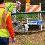 Wastewater samples taken by Louisville/Jefferson County Metropolitan Sewer District. Photo courtesy MSD.