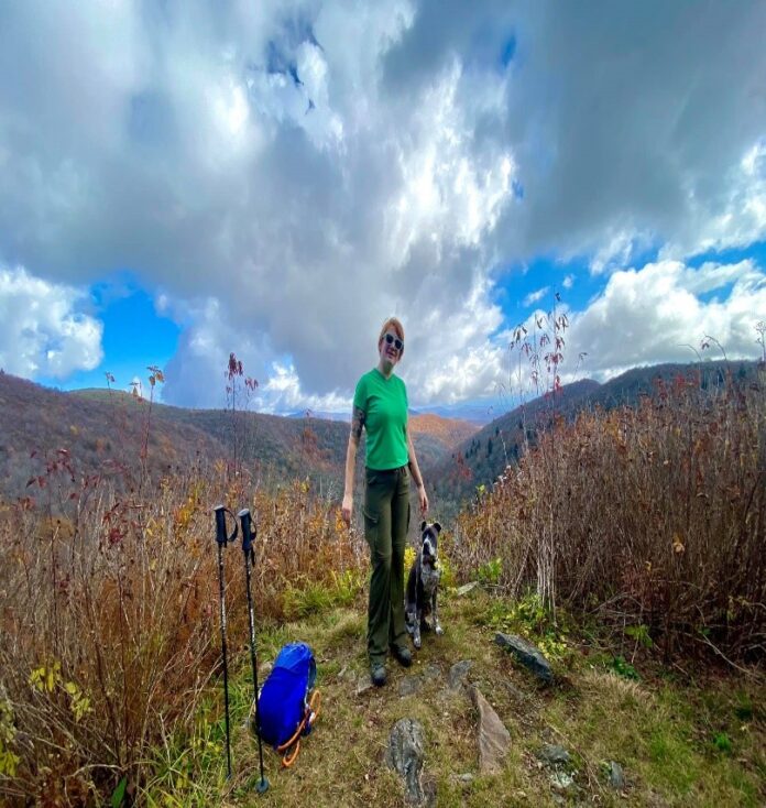 Andrea Heming, who is pursuing a master of science in Social Work degree, also happens to be a Marine Science technician in the Coast Guard Reserves.