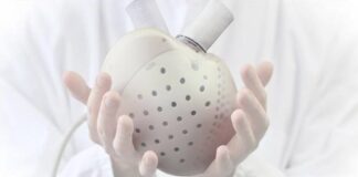 Aeson® total artificial heart. Image courtesy CARMAT.