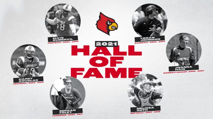 Six former UofL student-athletes will be inducted into the University of Louisville Athletics Hall of Fame on Oct. 22