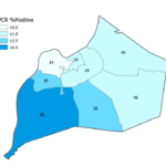 Figure 2 shows the percentage of participants with active COVID-19 infection by zone for the most recent testing round.