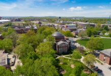 Belknap campus from above