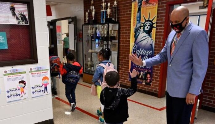 JCPS Pic 5_cropped Joe Wood, principal, Indian Trail Elementary School