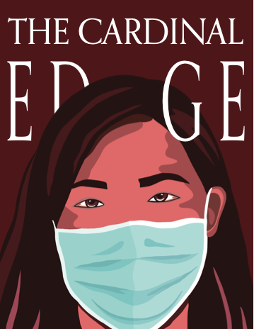 Cover of The Cardinal Edge's first online issue.