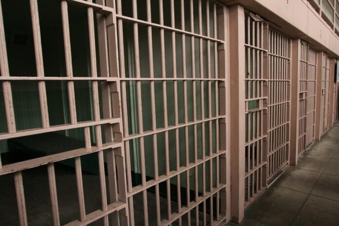 jail cell bars stock art