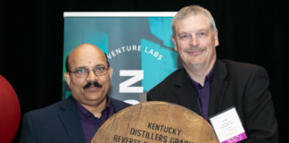 BioProducts, a UofL startup based on research-born technology for reusing spent distillers' grain, has won a bourbon sustainability pitch competition.