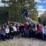 Elementary education students explored the Playcosystem at Bernheim Forest as part of a science methods class