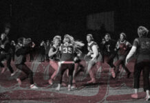 Powder puff football game, 1968.