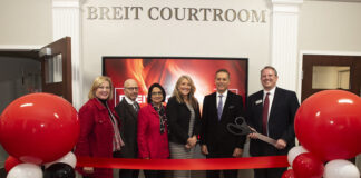 Breit Courtroom dedication