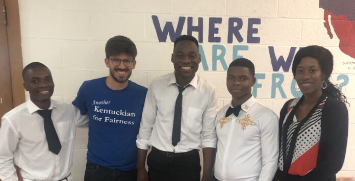 victory - community cropped Victory Osezua works with refugee youth in Louisville.