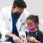 UofL Medical student Kartik Garg with one of the Future Healers Ambassadors