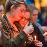 Candlelight vigil at a previous Take Back the Night event