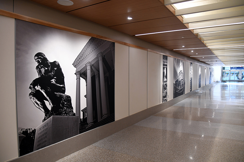 UofL is included in the Louisville Muhammad Ali International Airport's 'Signature Louisville' collection.