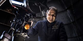 Benne Holwerda, associate professor in the University of Louisville Department of Physics and Astronomy
