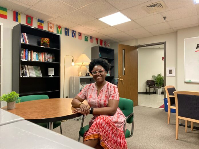 Brigitte Burpo, the unit’s assistant dean for Diversity, Equity and Inclusion.  