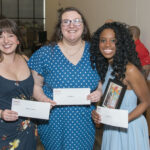 Felicia Wilkins, right, celebrates Match Day 2022 with classmates Sarah Clair Wessel and Rachel Murrin.