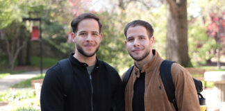 Damian Brunelis Fuentes (left) and his twin, Dariel Fuentes. Photo by Ashly N. Cecil