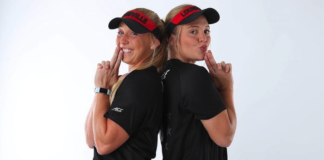 Greenwood sisters pose in their UofL softball uniforms