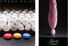 Friedman posters, "Fresh Paint" and "Louisville Ballet"