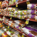 A photo of a dog food aisle, courtesy of Wikimedia.
