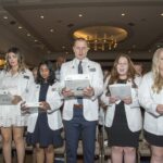 Medical students in the class of 2026 recite the Declaration of Geneva at the 2022 White Coat Ceremony