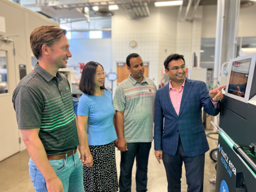 UofL’s Will Metcalf, Lihui Bai, Faisal Aqlan and Kunal Kate, who lead the new Center for Organizational Readiness towards Enterprise 4.0. 