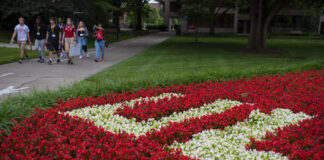 New UofL students on Belknap Campus during orientation.