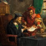 UofL researcher Daniel DeCaro called the decision to trade personal choice for economic security a fundamental Faustian bargain. Painting: "Faust and Mephistofle" by Eugène Siberdt (1851-1931), public domain, via Wikimedia Commons.