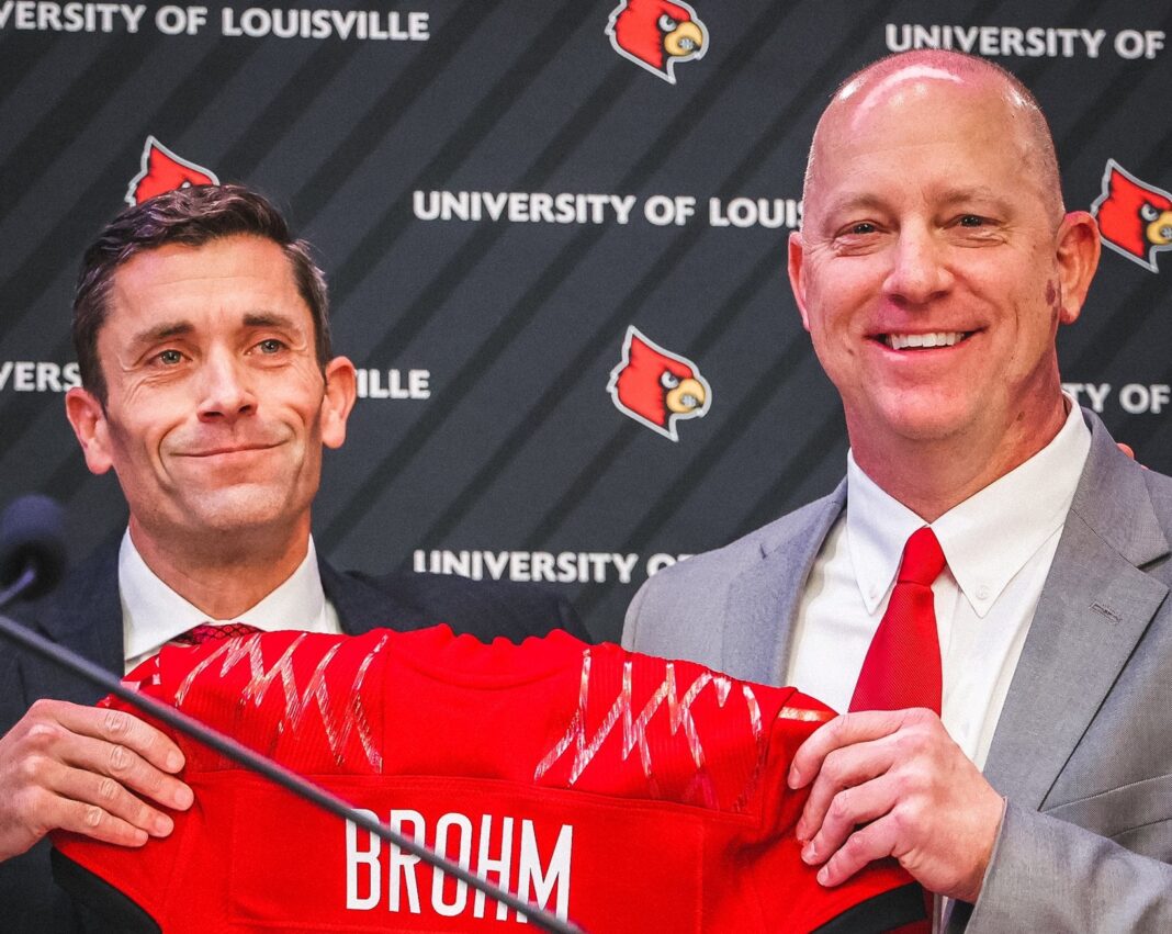 Jeff Brohm is UofL's new head football coach