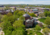 Overhead picture of Grawemeyer Hall