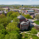 Overhead picture of Grawemeyer Hall