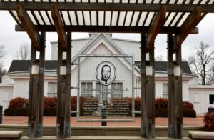 Memorial plaque at Charles H. Parrish, Jr., Freedom Park