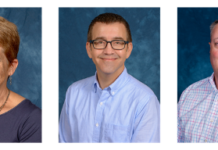 From left to right: UofL Structured Literacy Project co-directors Amy Seely Flint, Todd Whitney, Justin Cooper