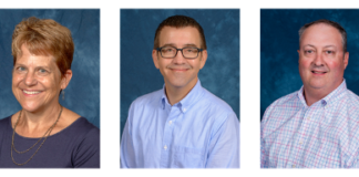 From left to right: UofL Structured Literacy Project co-directors Amy Seely Flint, Todd Whitney, Justin Cooper