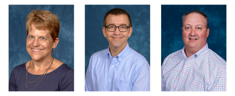 From left to right: UofL Structured Literacy Project co-directors Amy Seely Flint, Todd Whitney, Justin Cooper