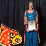 Nefertiti Burton, recipient of the 2023 University of Louisville Trustees Award.
