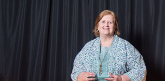 Margaret Pentecost, recipient of the 2023 George J. Howe Distinguished Staff Award.