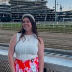 Abby Sheffield takes part in an internship at Churchill Downs.