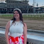 Abby Sheffield takes part in an internship at Churchill Downs.