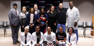 UofL Health and 2X Game Changers honored UofL graduating medical students were honored for their role in creating Future Healers Program