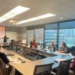 Tendai Charasika and Alice Shade, entrepreneurs in residence in the UofL Office of Research and Innovation, coach the spring 2023 LaunchIt cohort