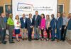 Representatives of LOUMED partners UofL Health Sciences Center, UofL Health, Norton Healthcare and JCTC, along with Louisville Mayor Craig Greenberg announced new ambassador program