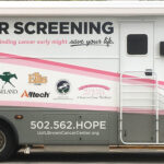 Horses and Hope Cancer Screening Van operated by the UofL Health – Brown Cancer Center. Photo credit: Kentucky Cancer Program
