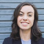 Sarah Boggins, one of two social work graduates studying domestic violence