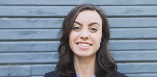 Sarah Boggins, one of two social work graduates studying domestic violence