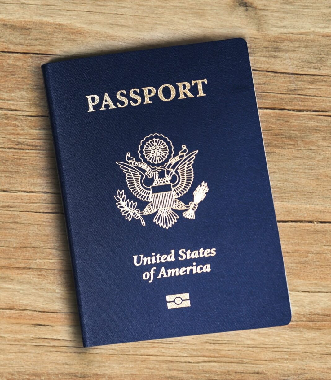 photo of a U.S. passport cover