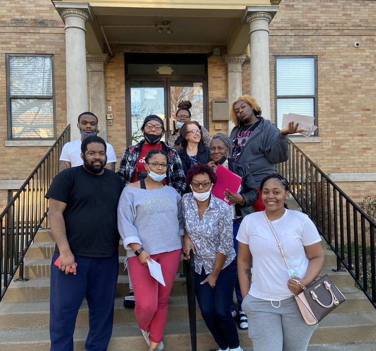 Simmons College of Kentucky students conducted neighborhood asset mapping surveys in Louisville in 2021 as part of a pilot study. (Simmons College Photo)