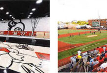 The UofL Board of Trustees Finance and Budget Committee approved renovations to the Planet Fitness Kueber Center (left) and the Jim Patterson Baseball Stadium.