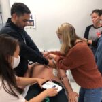 Students in UofL’s Postbaccalaureate Premed program train in the School of Medicine simulation center. The program is one of three that will be expanded under the new project.
