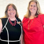 Nurses Heather Mitchell and Sara Robertson